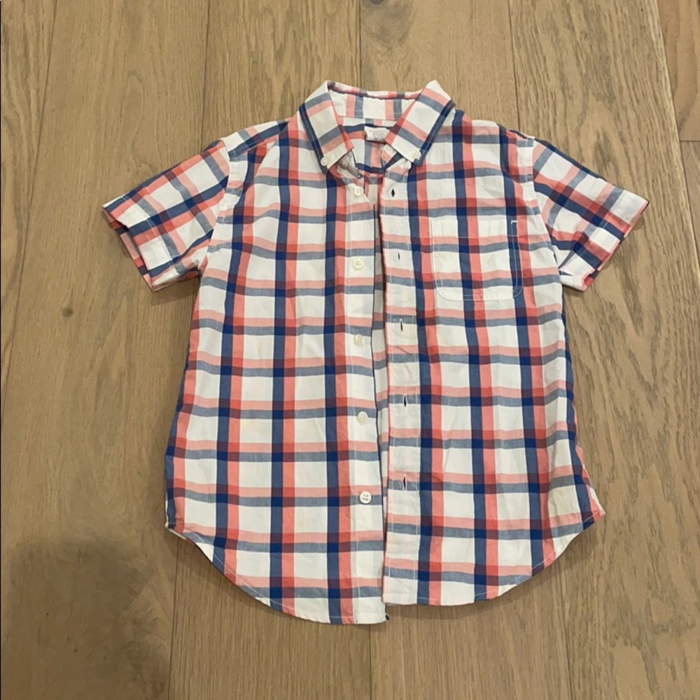 Boys Crewcuts Shirt J Crew size 6-7 short sleeve